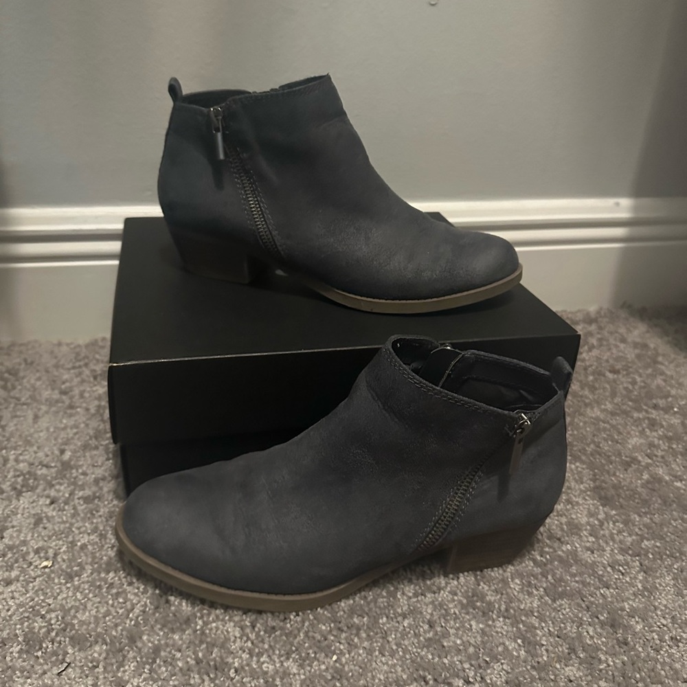 Carlos by Carlos Santana Charcoal Ankle Boots